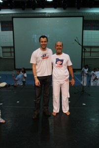 Com Mestre Camisa - Jogos Europeus 2010